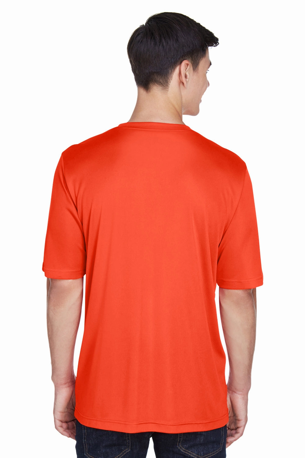 Team 365 Mens Zone Performance Moisture Wicking Short Sleeve Crewneck T-Shirt - Orange
