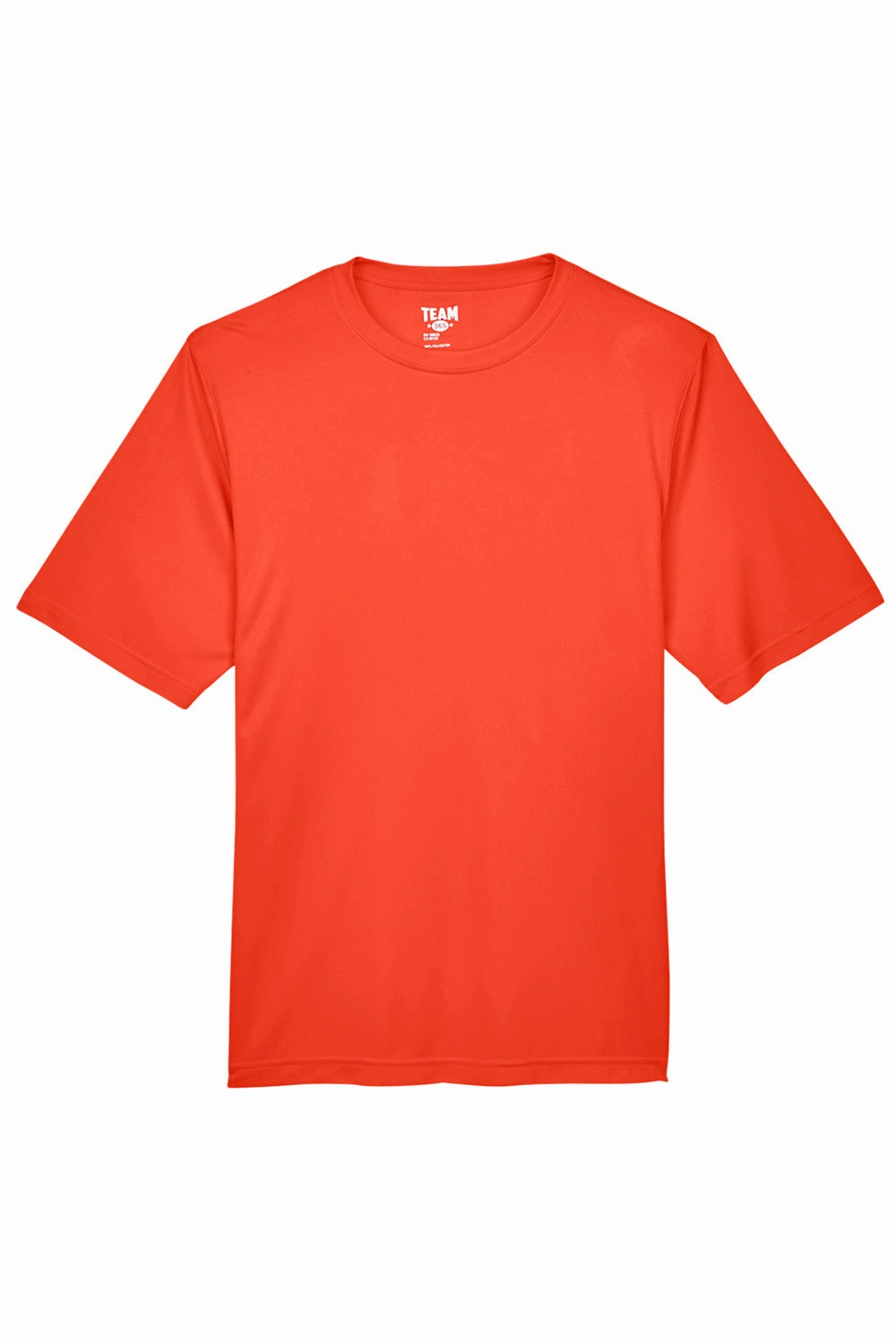 Team 365 Mens Zone Performance Moisture Wicking Short Sleeve Crewneck T-Shirt - Orange