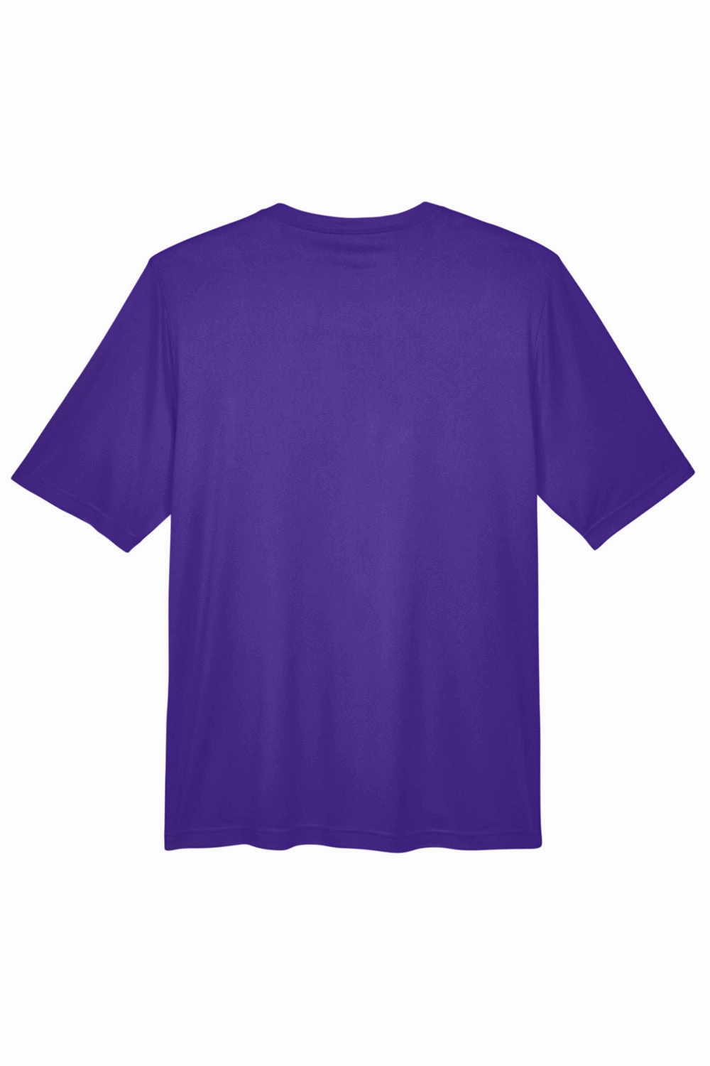 Team 365 Mens Zone Performance Moisture Wicking Short Sleeve Crewneck T-Shirt - Purple