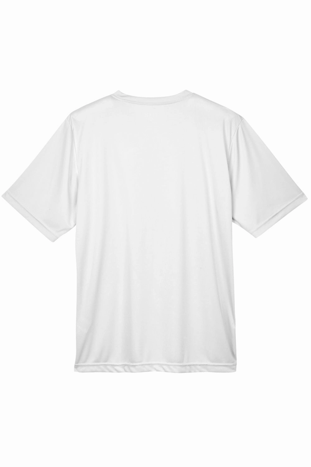 Team 365 Mens Zone Performance Moisture Wicking Short Sleeve Crewneck T-Shirt - White