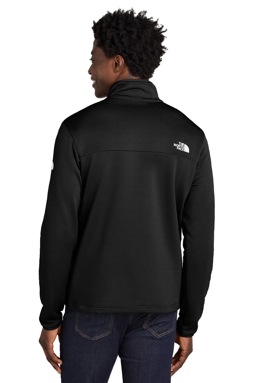 The North Face Mens Aim Fleece 1/4 Zip Sweatshirt - Black