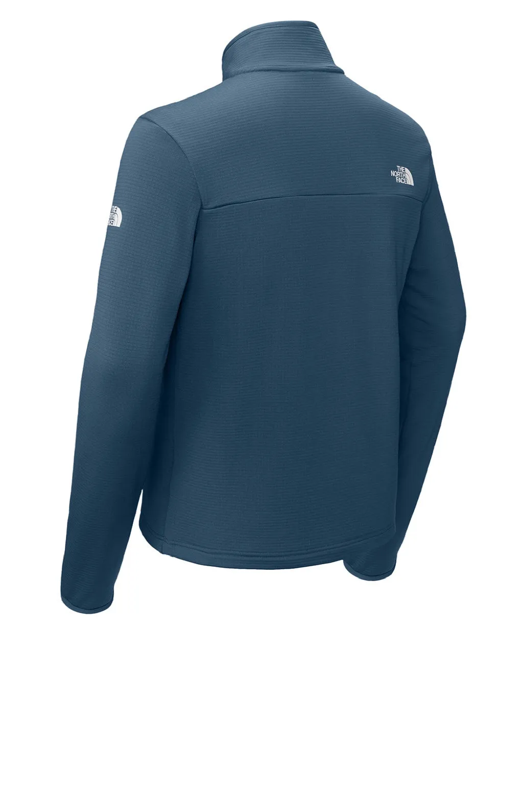 The North Face Mens Aim Fleece 1/4 Zip Sweatshirt - Shady Blue