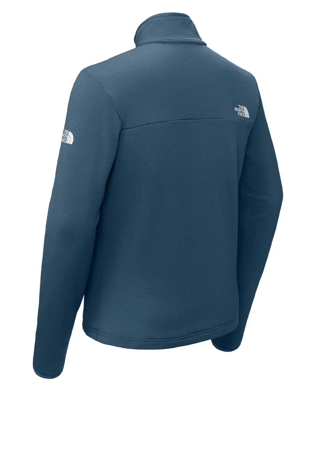 The North Face Mens Aim Fleece Full Zip Jacket - Shady Blue