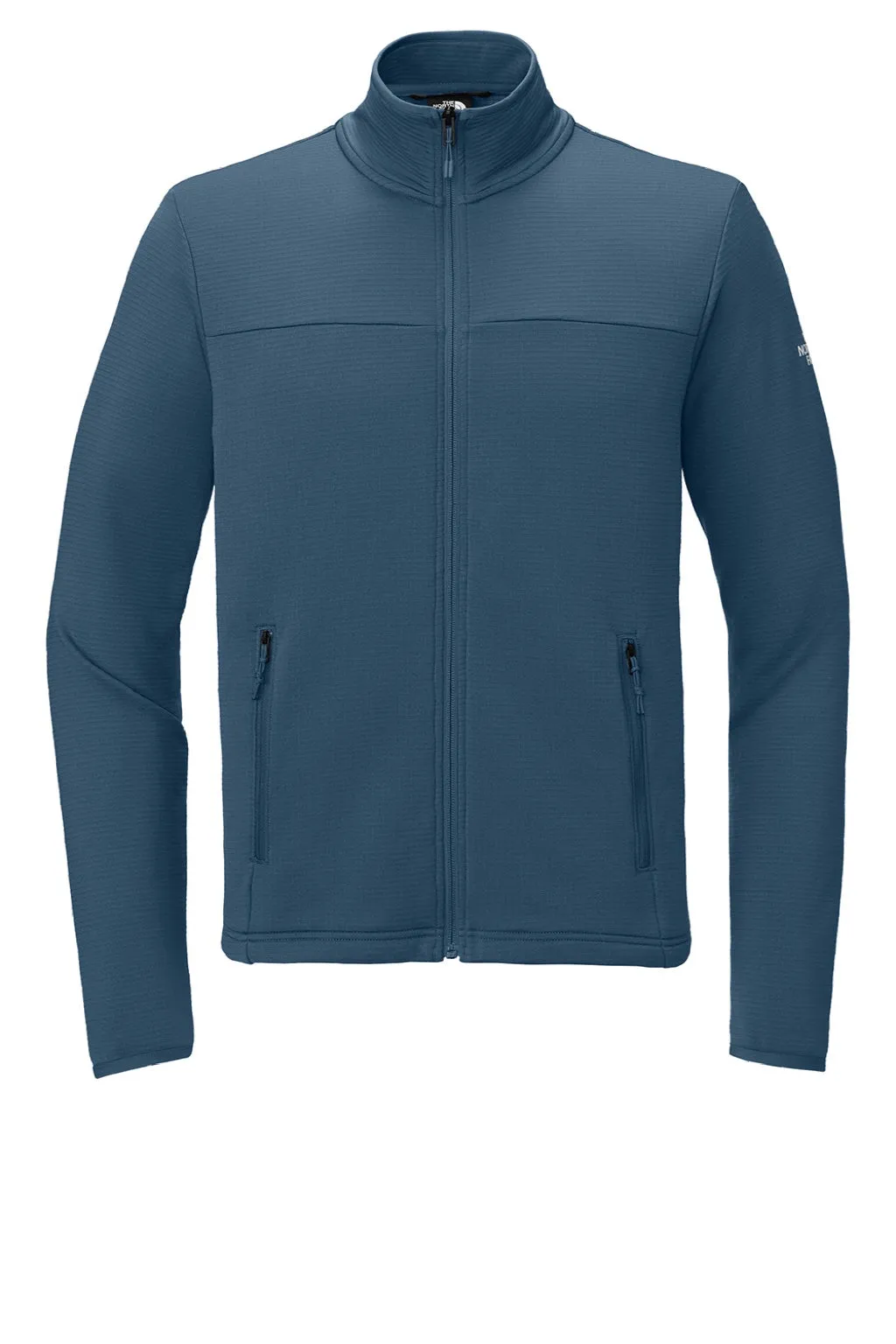 The North Face Mens Aim Fleece Full Zip Jacket - Shady Blue