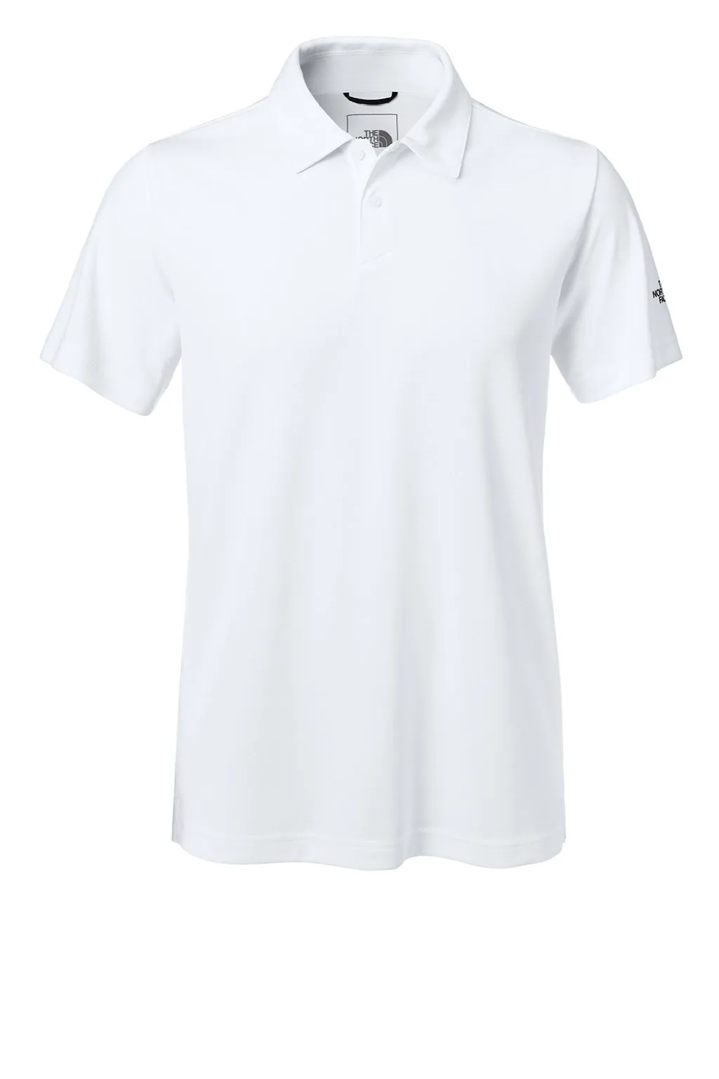 The North Face Mens Ambition Moisture Wicking Short Sleeve Polo Shirt - White