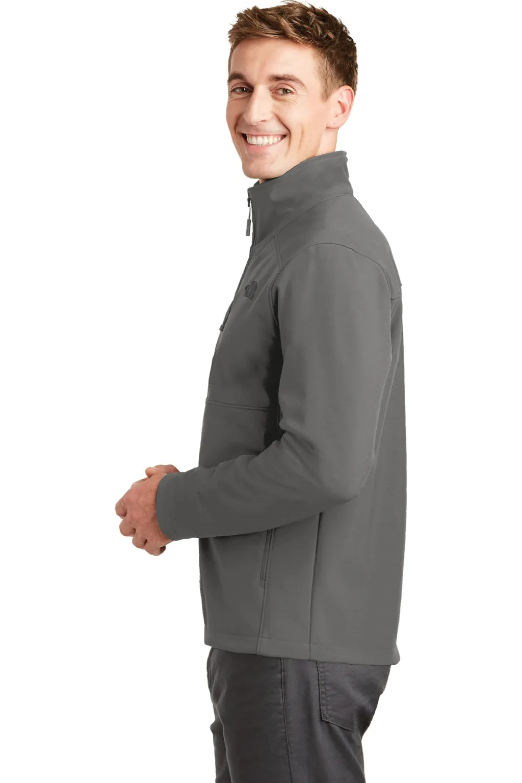 The North Face Mens Apex Barrier Wind & Water Resistant Full Zip Jacket - Asphalt Grey