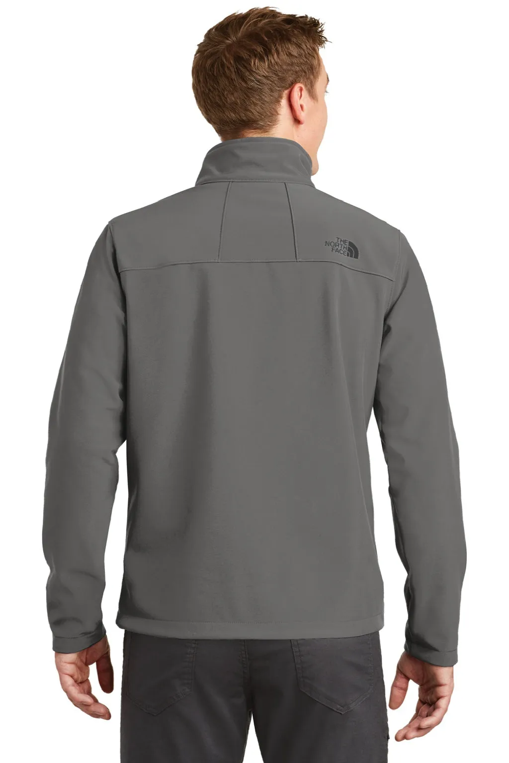 The North Face Mens Apex Barrier Wind & Water Resistant Full Zip Jacket - Asphalt Grey