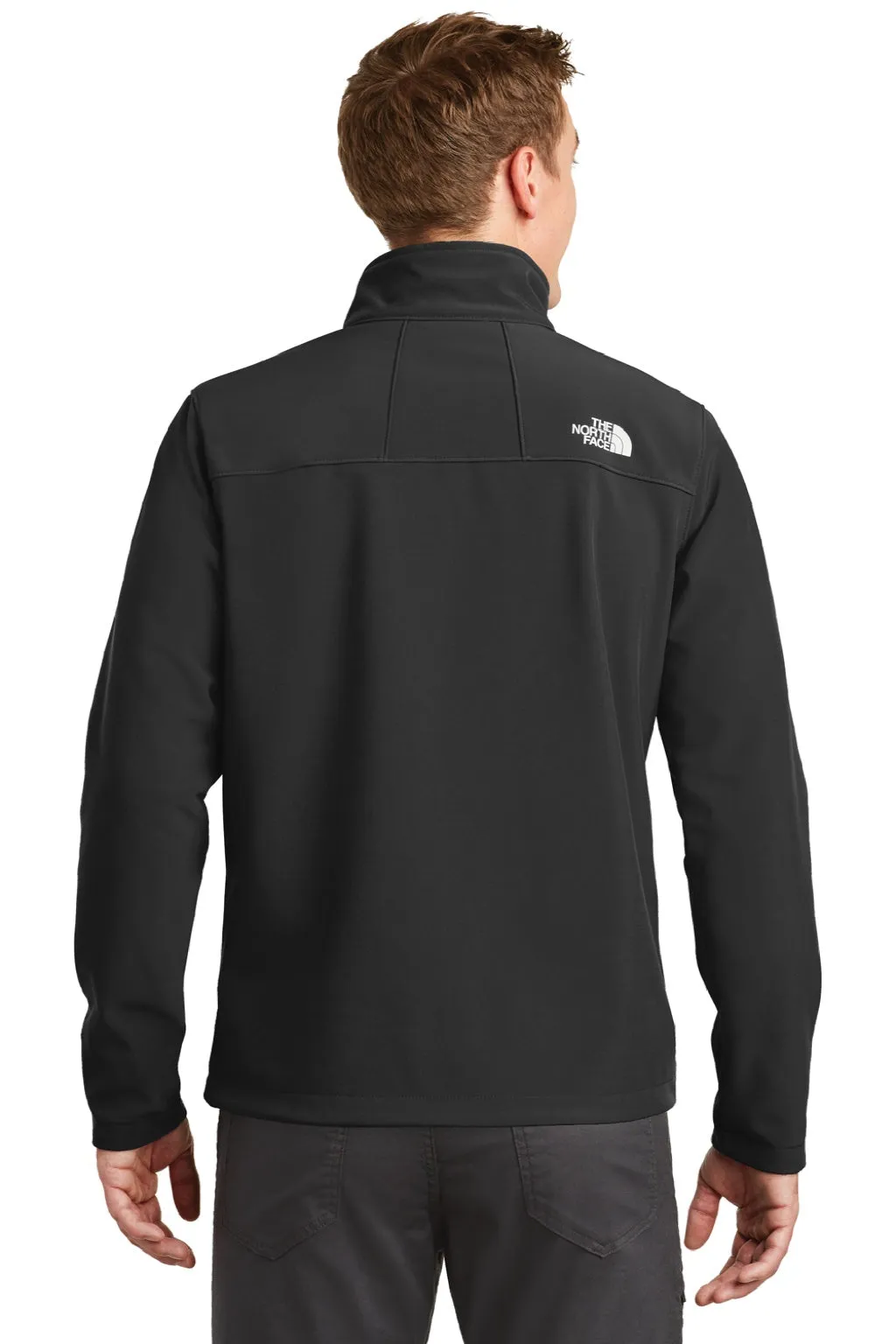 The North Face Mens Apex Barrier Wind & Water Resistant Full Zip Jacket - Black