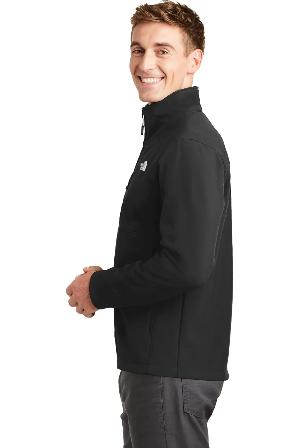 The North Face Mens Apex Barrier Wind & Water Resistant Full Zip Jacket - Black