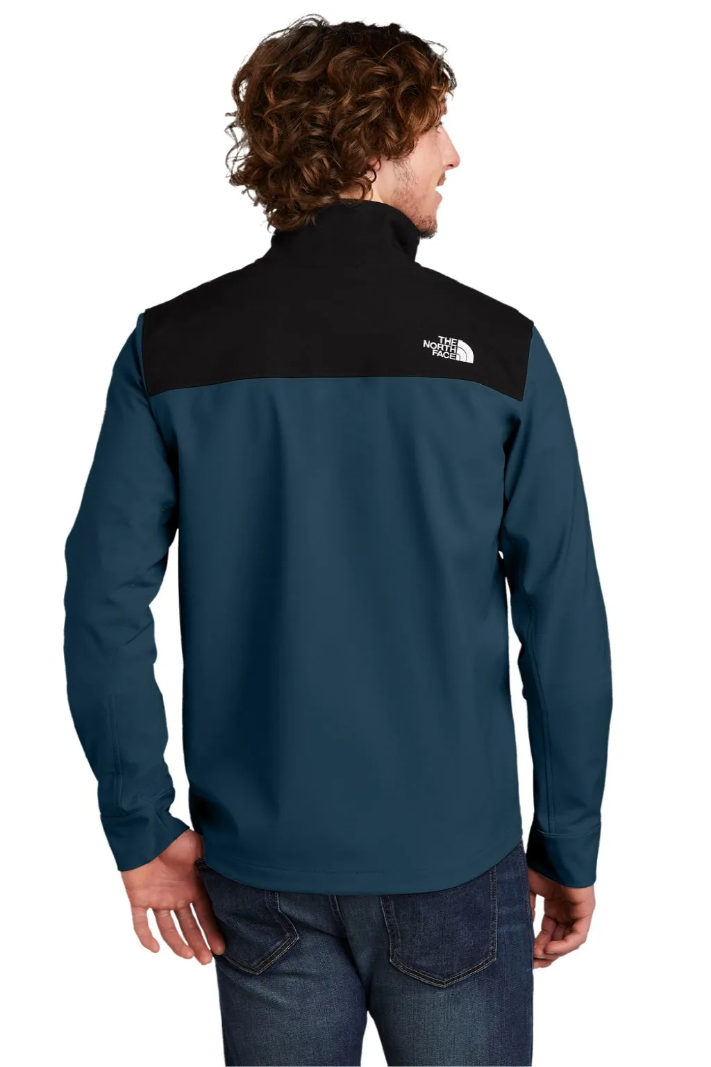 The North Face Mens Castle Rock Wind & Water Resistant Full Zip Jacket - Blue Wing