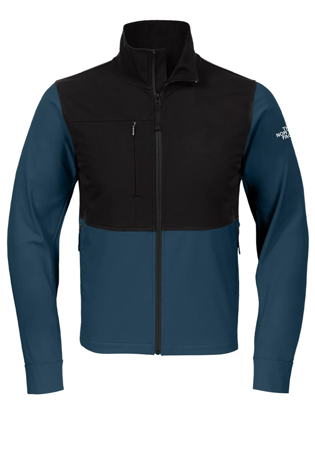 The North Face Mens Castle Rock Wind & Water Resistant Full Zip Jacket - Blue Wing