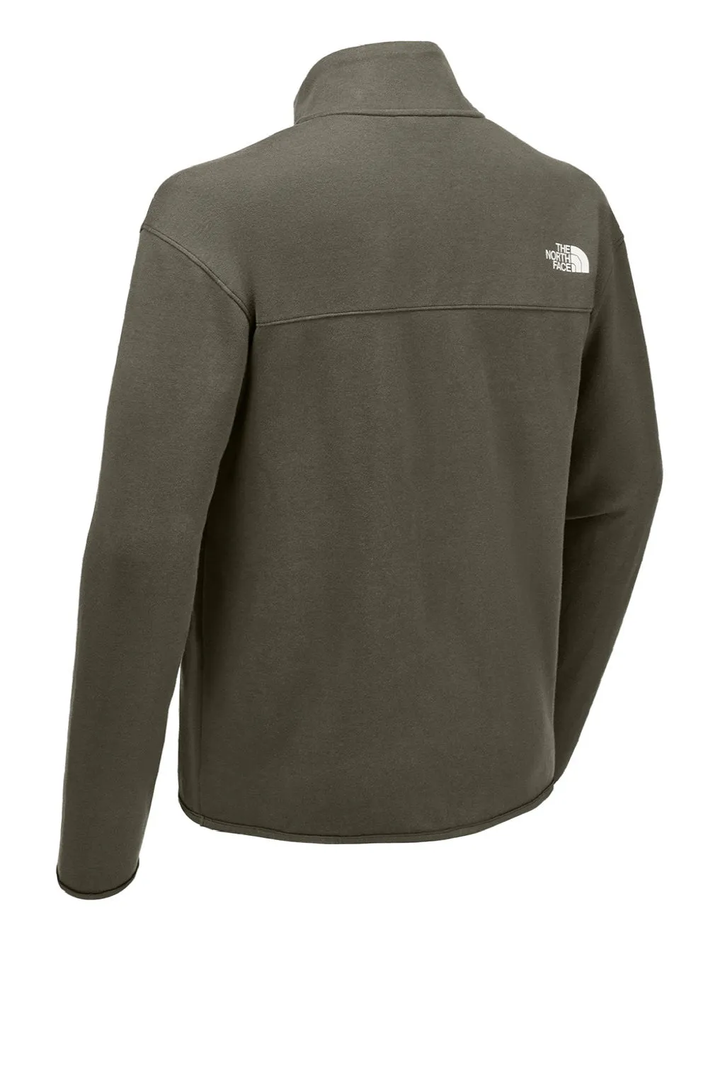 The North Face Mens Double Knit 1/4 Zip Fleece Jacket - New Taupe Green