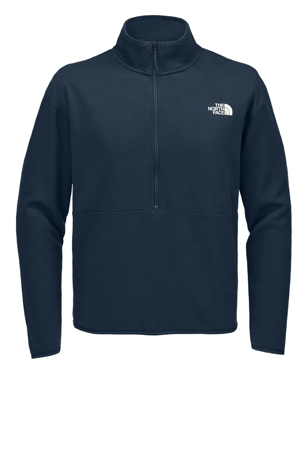 The North Face Mens Double Knit 1/4 Zip Fleece Jacket - Summit Navy Blue