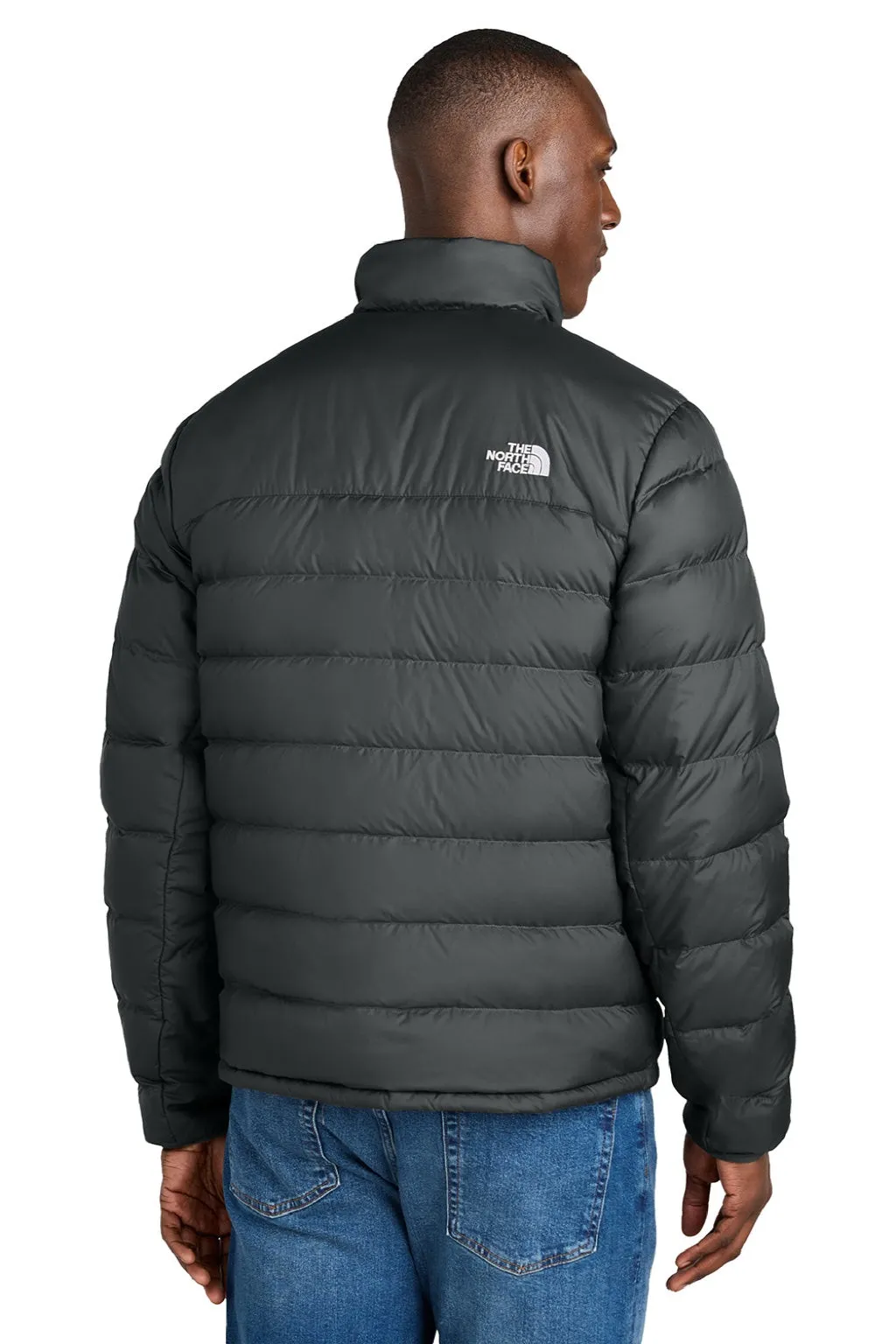 The North Face Mens Down Hybrid Water Resistant Full Zip Jacket - Black