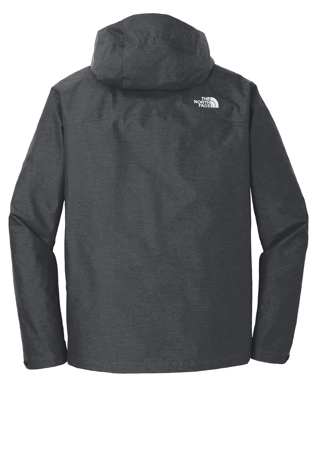 The North Face Mens DryVent Windproof & Waterproof Full Zip Hooded Jacket - Heather Dark Grey