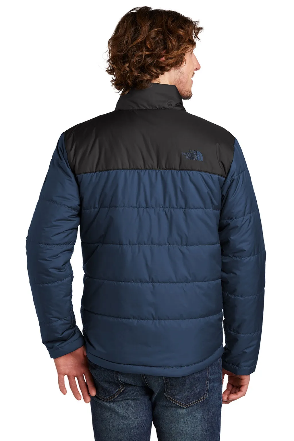 The North Face Mens Everyday Water Resistant Insulated Full Zip Jacket - Shady Blue