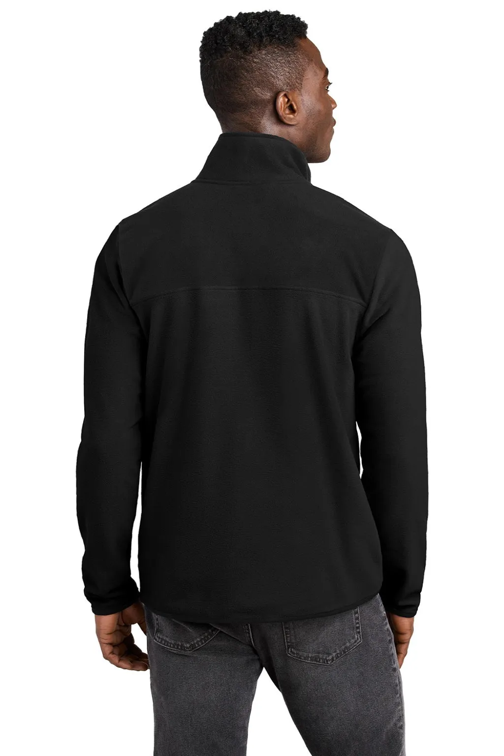The North Face Mens Glacier Fleece 1/4 Zip Jacket - Black