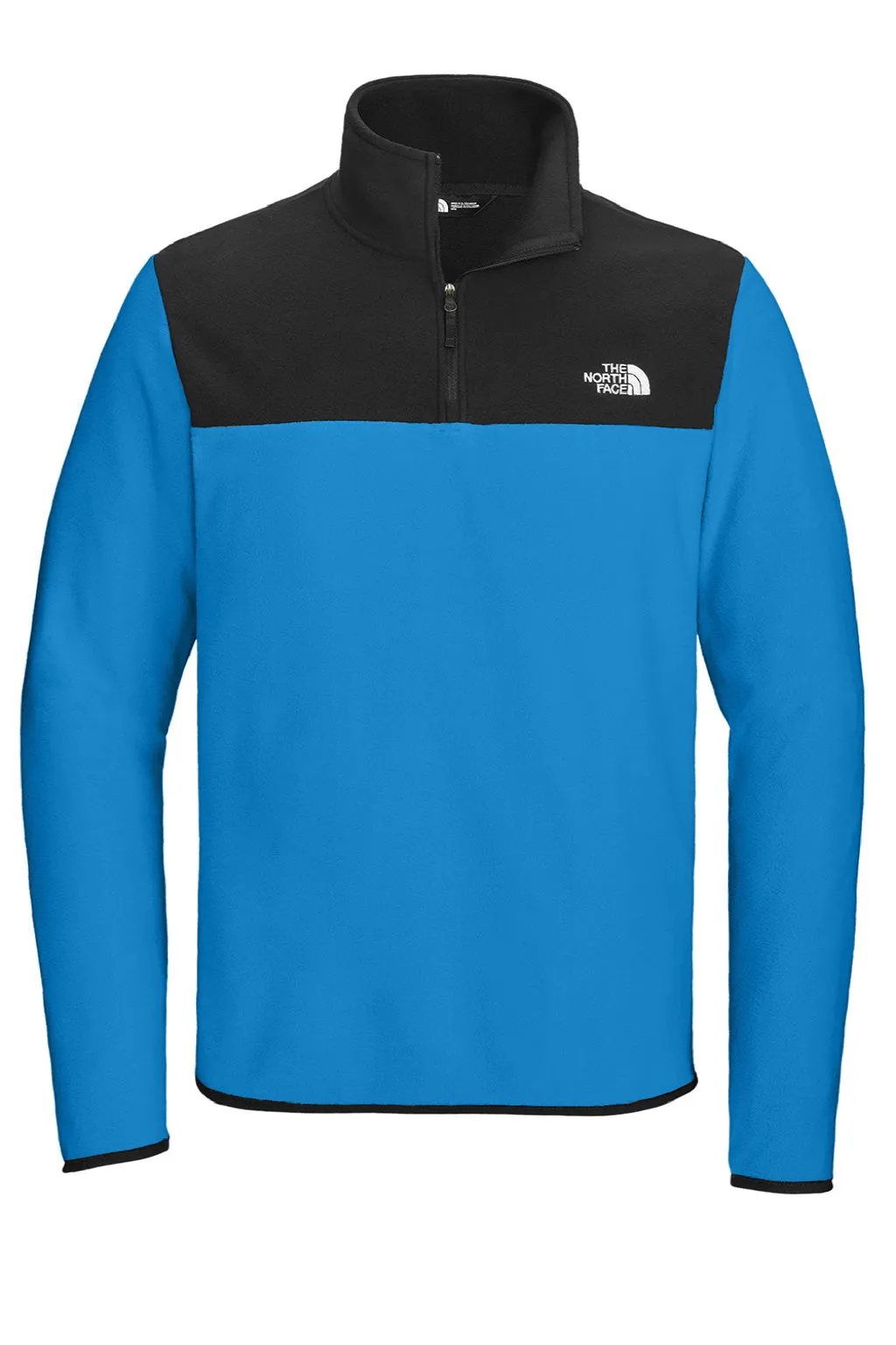 The North Face Mens Glacier Fleece 1/4 Zip Jacket - Hero Blue/Black