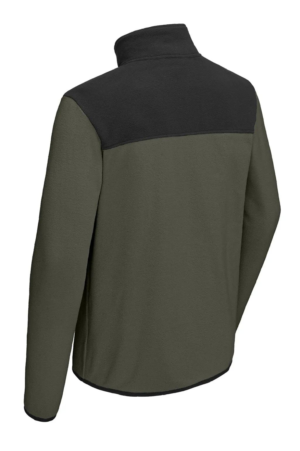 The North Face Mens Glacier Fleece 1/4 Zip Jacket - New Taupe Green/Black