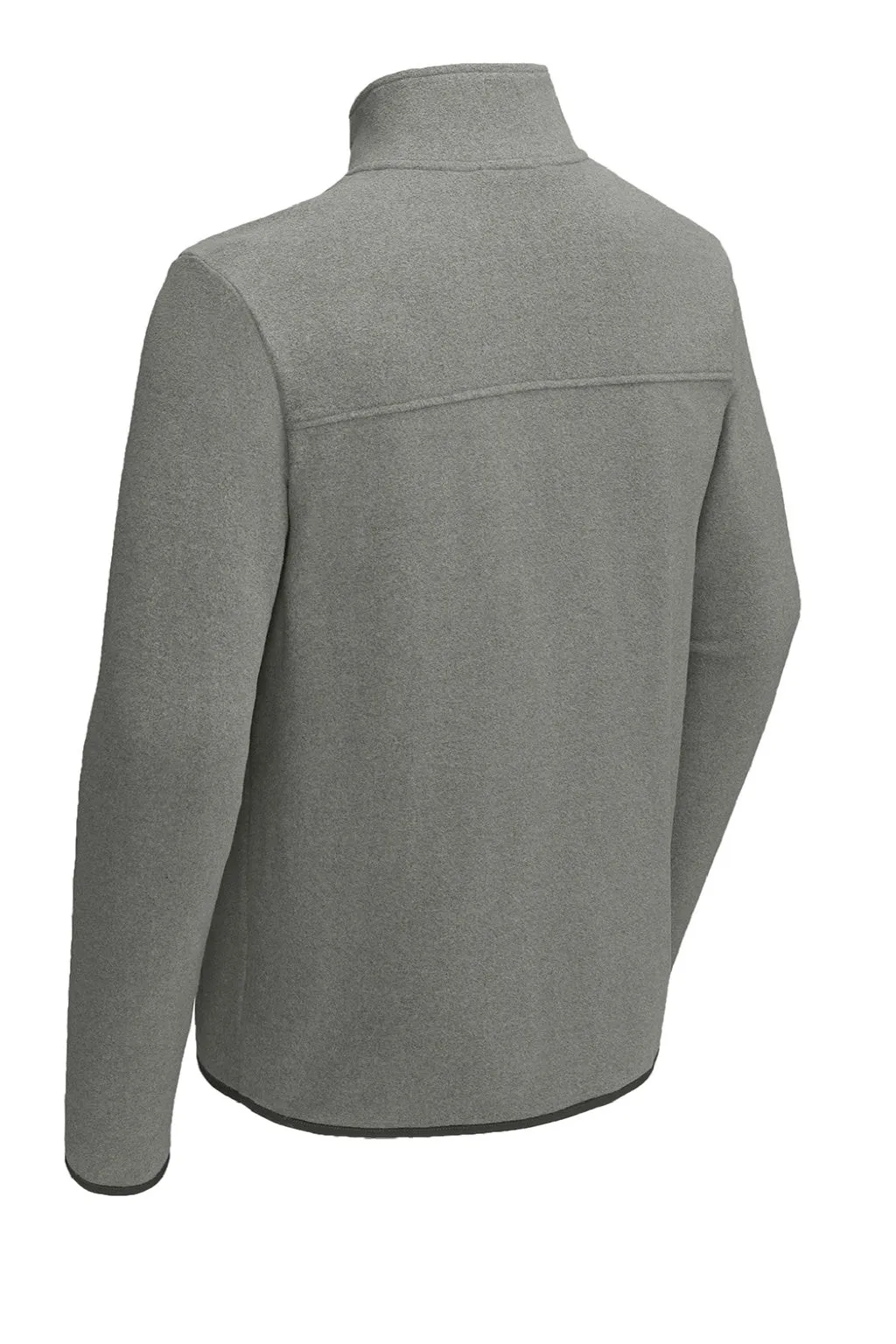 The North Face Mens Glacier Fleece Full Zip Jacket - Heather Medium Grey
