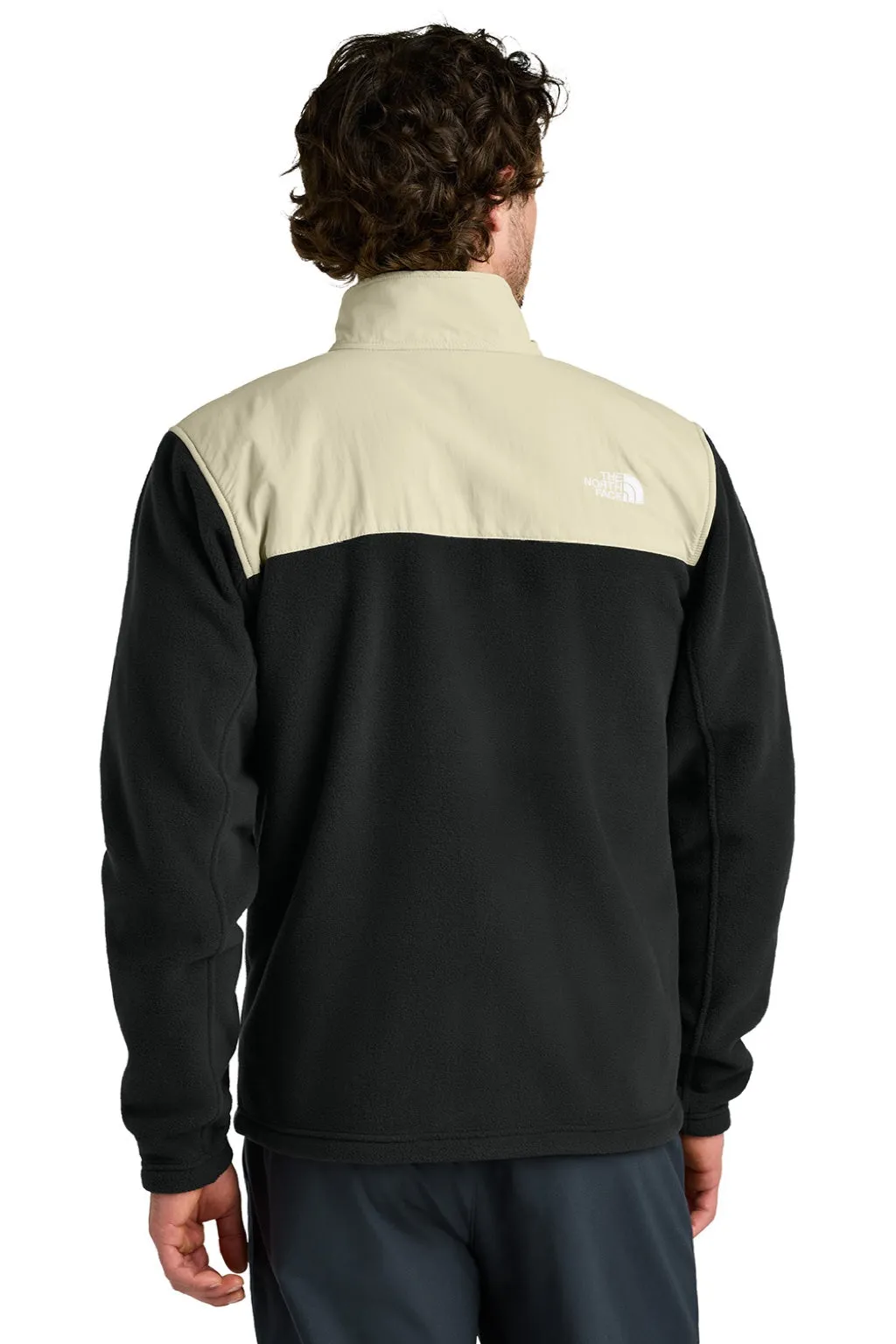 The North Face Mens Highest Peak Fleece Full Zip Jacket - Black/Gravel Grey