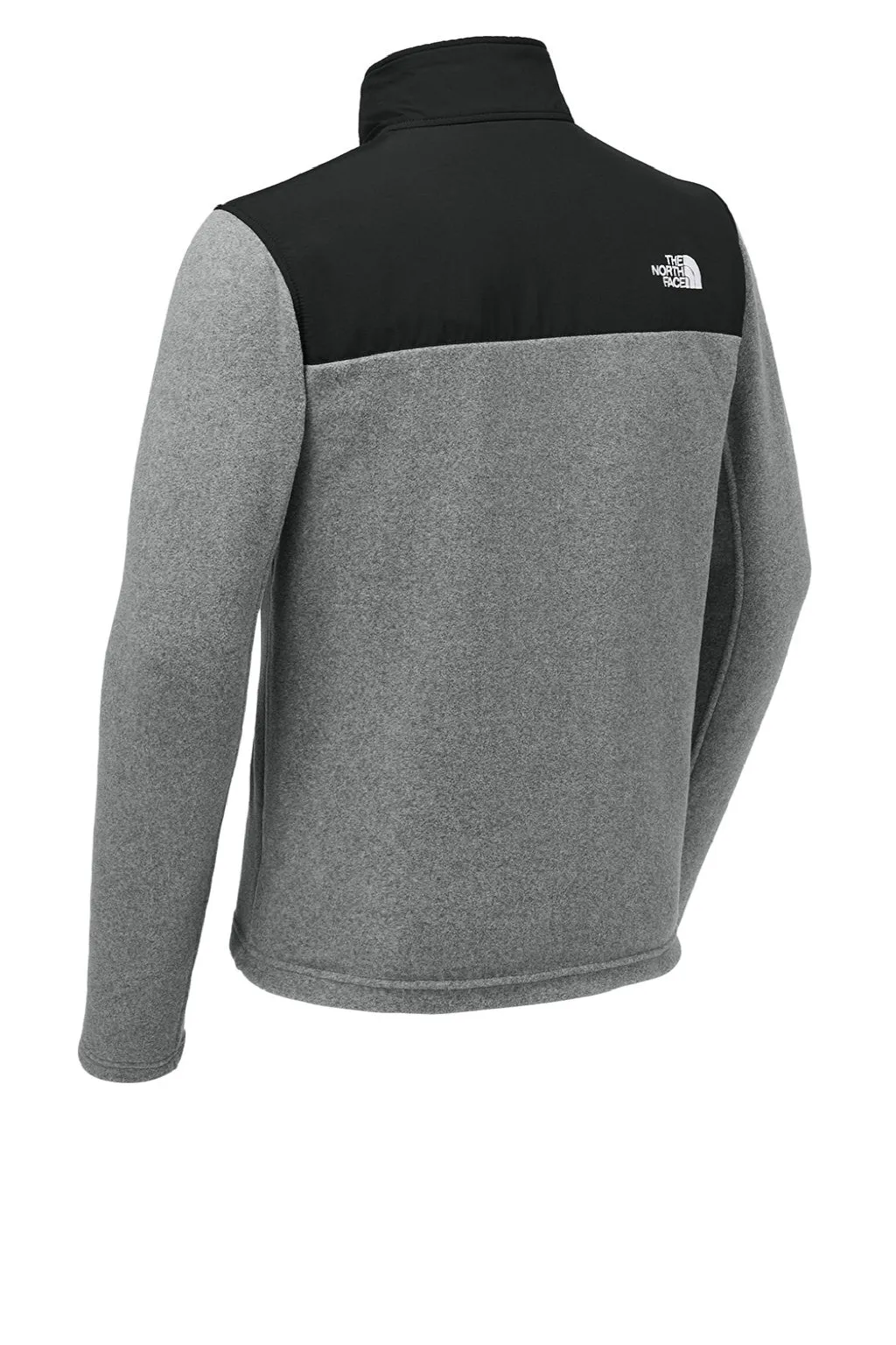 The North Face Mens Highest Peak Fleece Full Zip Jacket - Heather Medium Grey/Black
