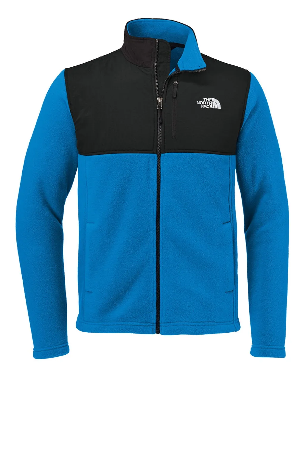 The North Face Mens Highest Peak Fleece Full Zip Jacket - Hero Blue/Black