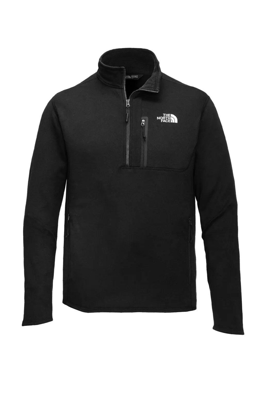 The North Face Mens Skyline 1/4 Zip Fleece Jacket - Black