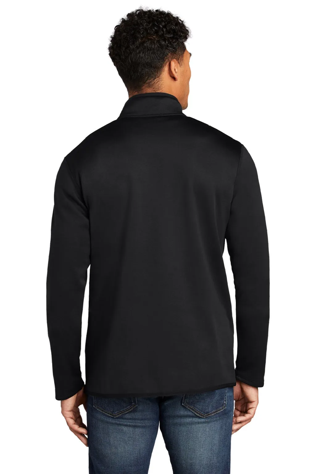 The North Face Mens Skyline 1/4 Zip Fleece Jacket - Black