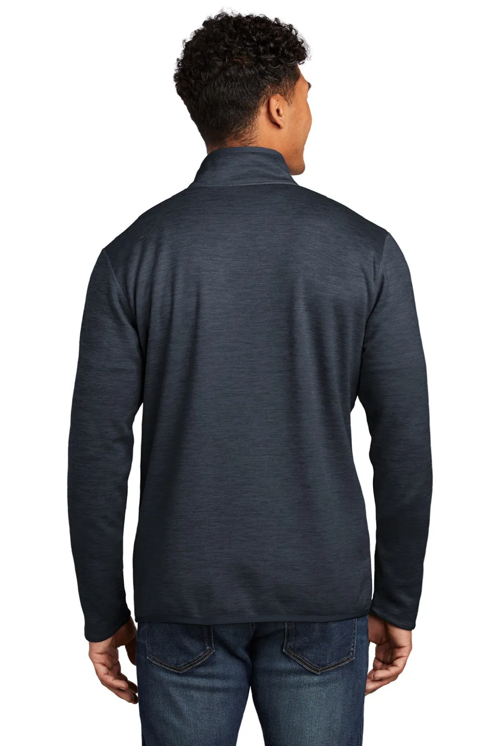 The North Face Mens Skyline 1/4 Zip Fleece Jacket - Heather Urban Navy Blue