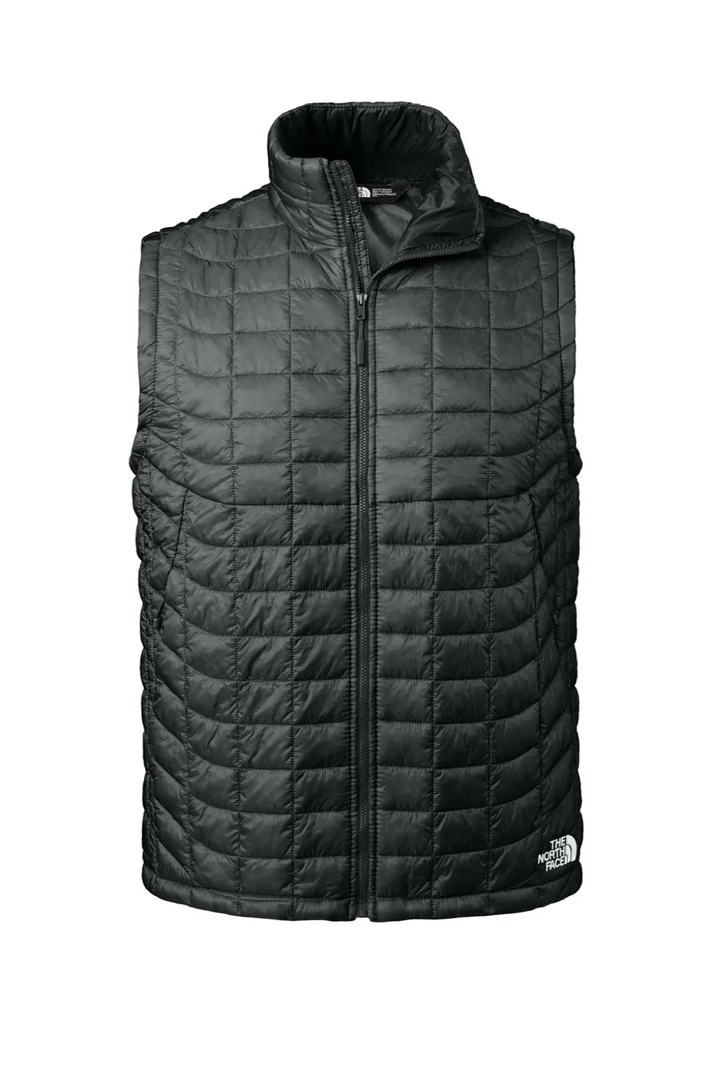 The North Face Mens ThermoBall Trekker Water Resistant Full Zip Vest - Black