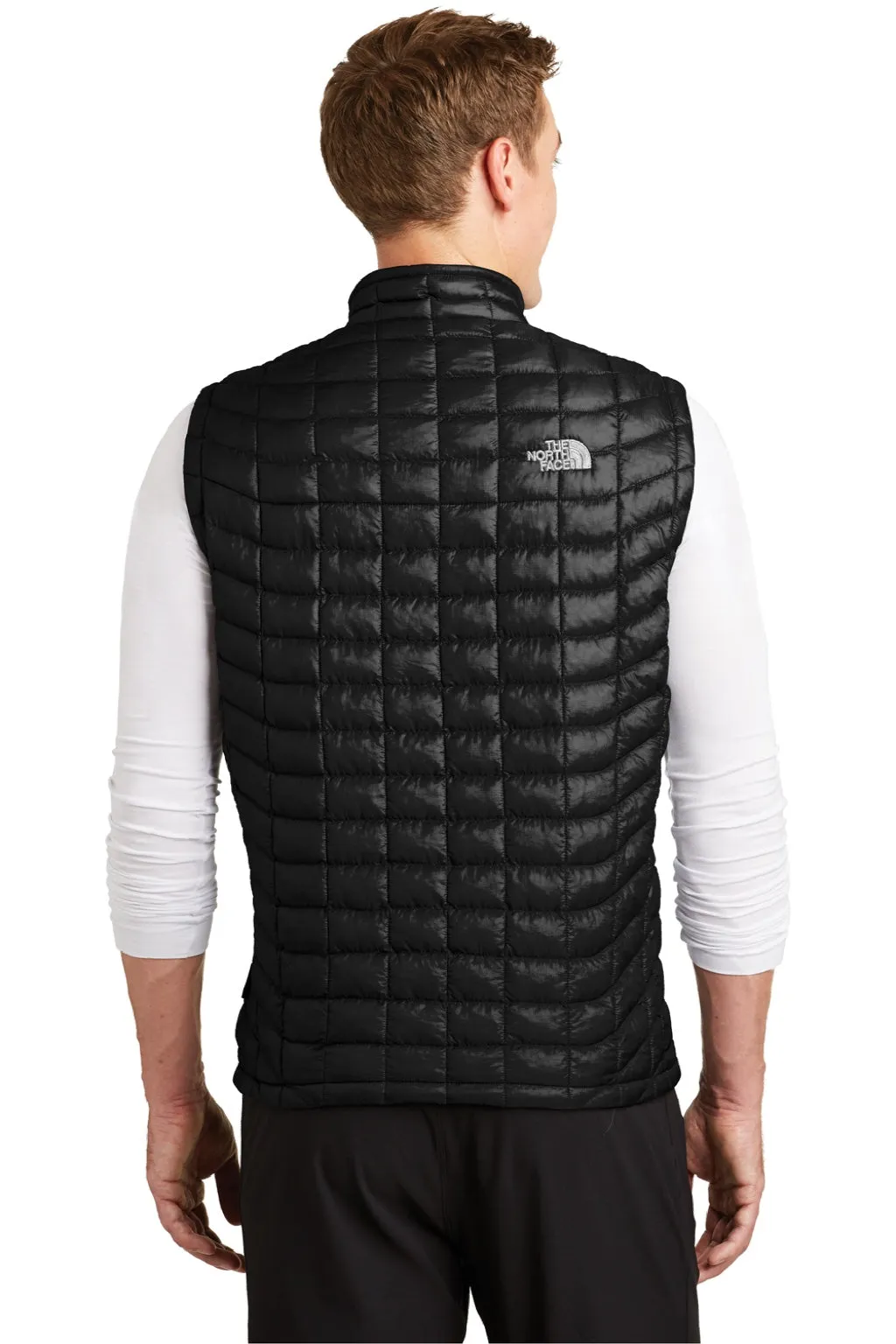 The North Face Mens ThermoBall Trekker Water Resistant Full Zip Vest - Black