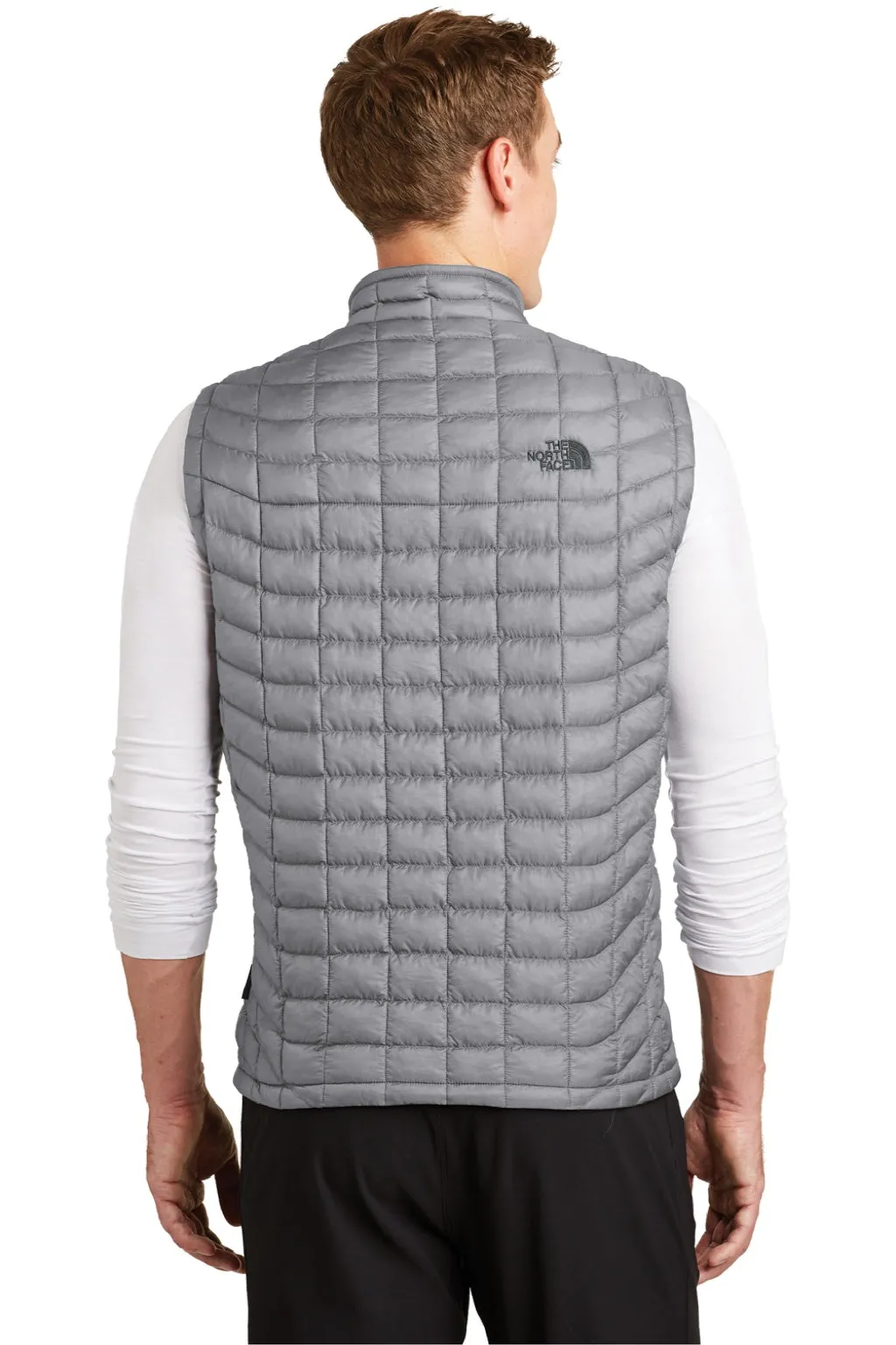 The North Face Mens ThermoBall Trekker Water Resistant Full Zip Vest - Mid Grey