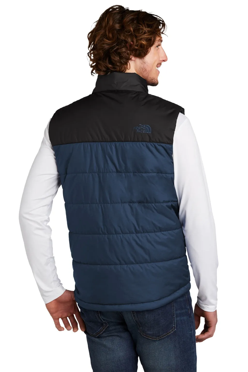 The North Face Mens Water Resistant Everyday Insulated Full Zip Vest - Shady Blue