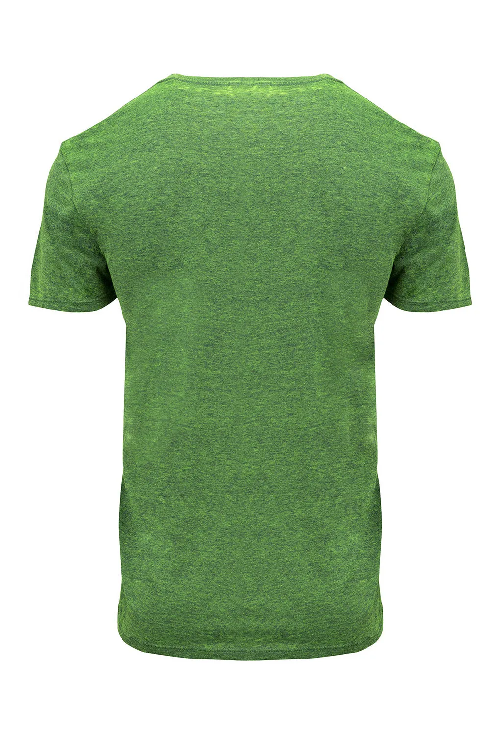 Threadfast Apparel Mens Cross Dye Short Sleeve Crewneck T-Shirt - Emerald Green