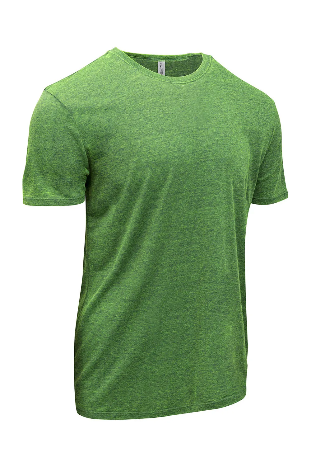 Threadfast Apparel Mens Cross Dye Short Sleeve Crewneck T-Shirt - Emerald Green