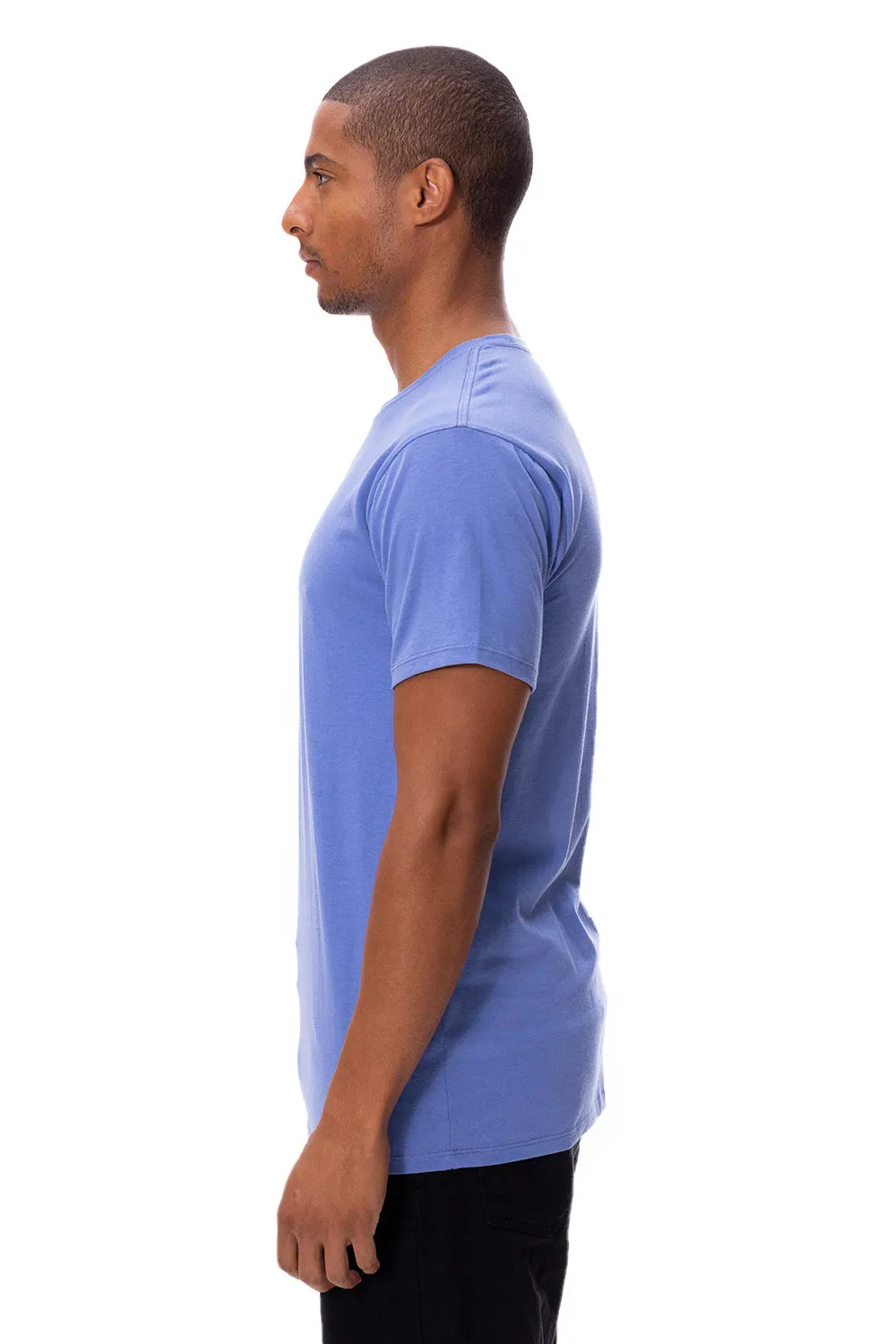 Threadfast Apparel Mens Ultimate Short Sleeve Crewneck T-Shirt - Denim Blue