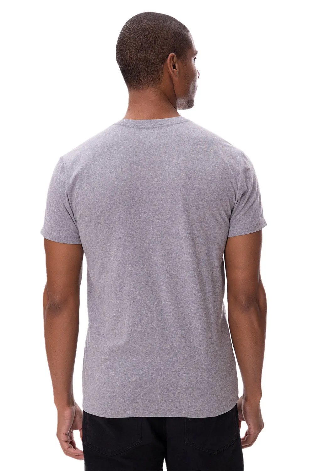 Threadfast Apparel Mens Ultimate Short Sleeve Crewneck T-Shirt - Heather Grey