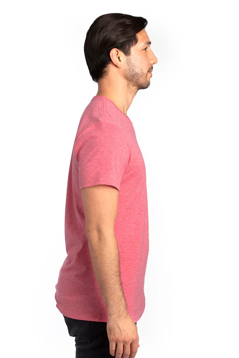 Threadfast Apparel Mens Ultimate Short Sleeve Crewneck T-Shirt - Heather Red