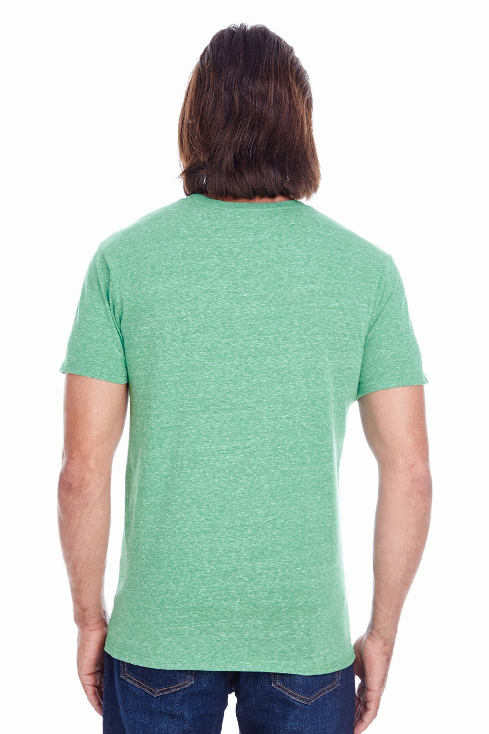 Threadfast Apparel Mens Short Sleeve Crewneck T-Shirt - Green