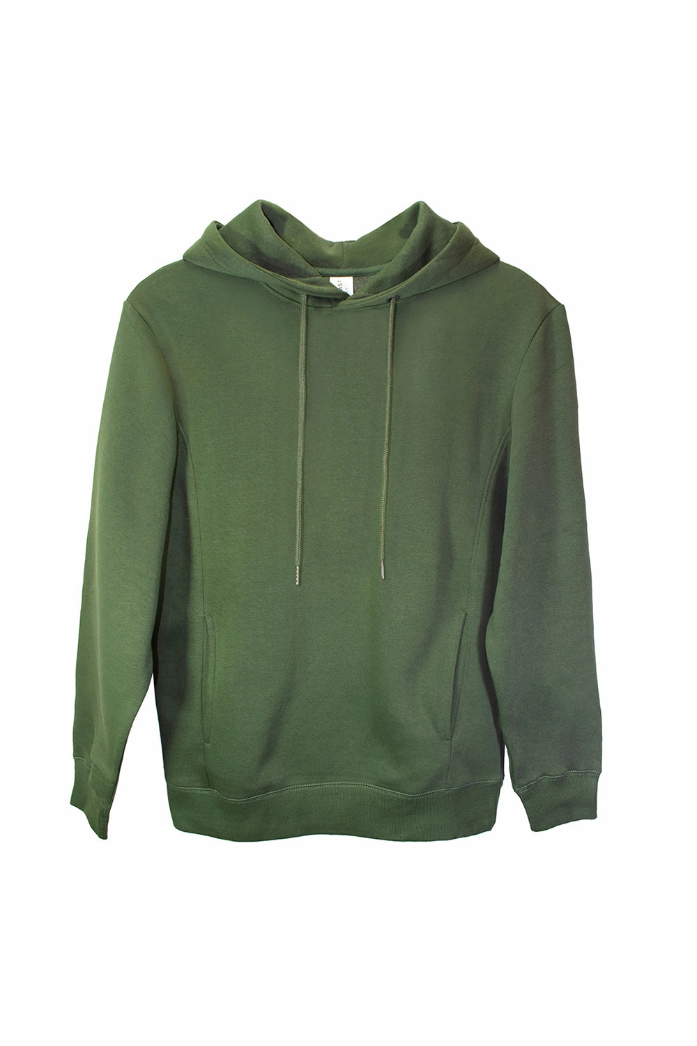 Threadfast Apparel Mens Ultimate Fleece Hooded Sweatshirt Hoodie w/ Pockets - Army Green