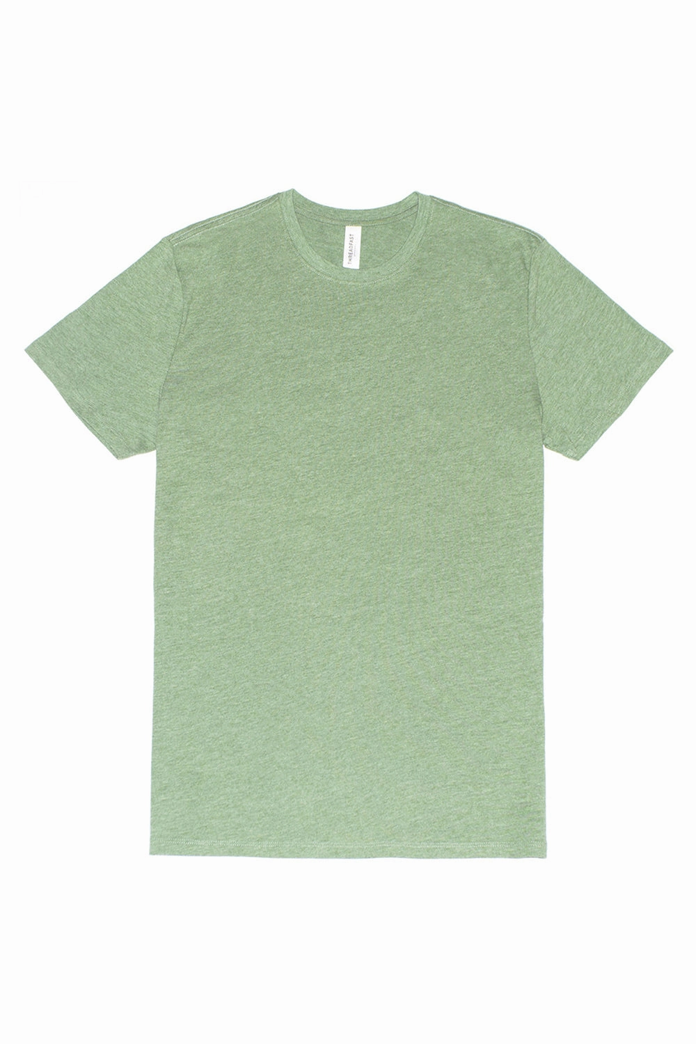 Threadfast Apparel Mens Ultimate Short Sleeve Crewneck T-Shirt - Heather Army Green