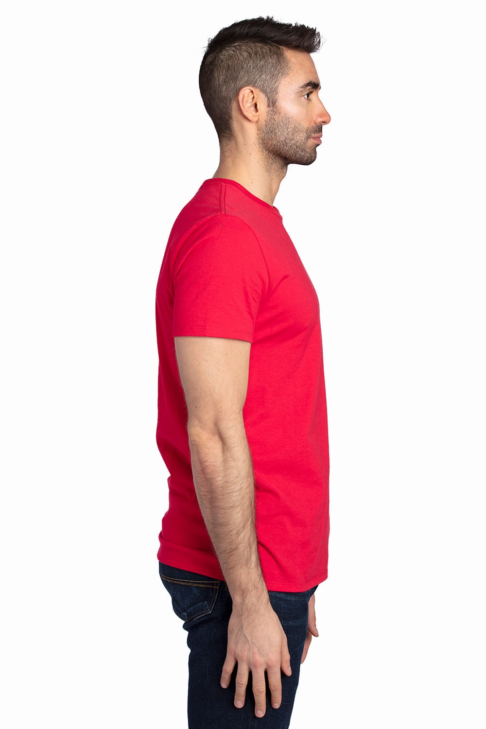 Threadfast Apparel Mens Ultimate Short Sleeve Crewneck T-Shirt - Red