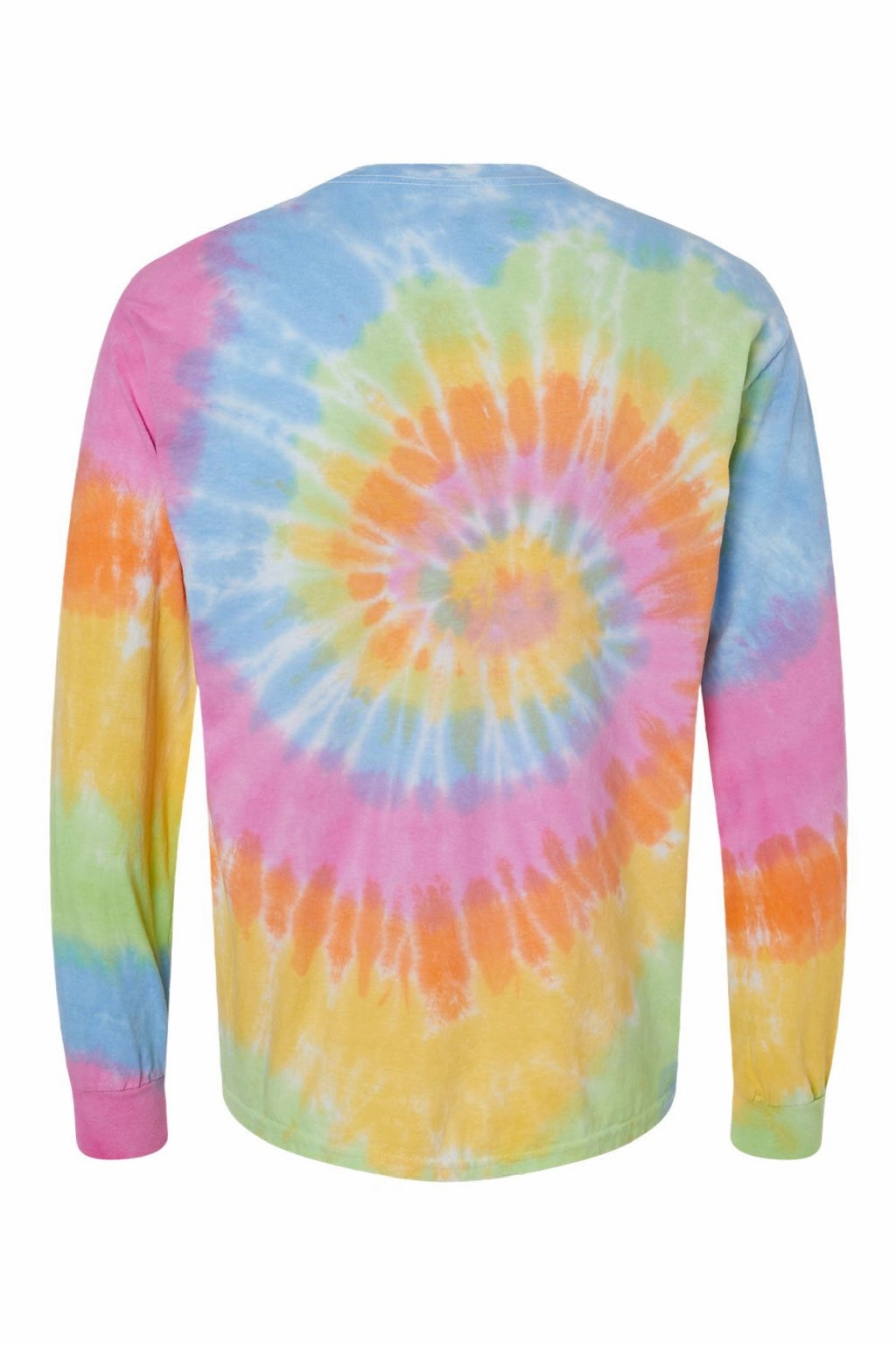 Tie-Dye Mens Long Sleeve Crewneck T-Shirt - Eternity
