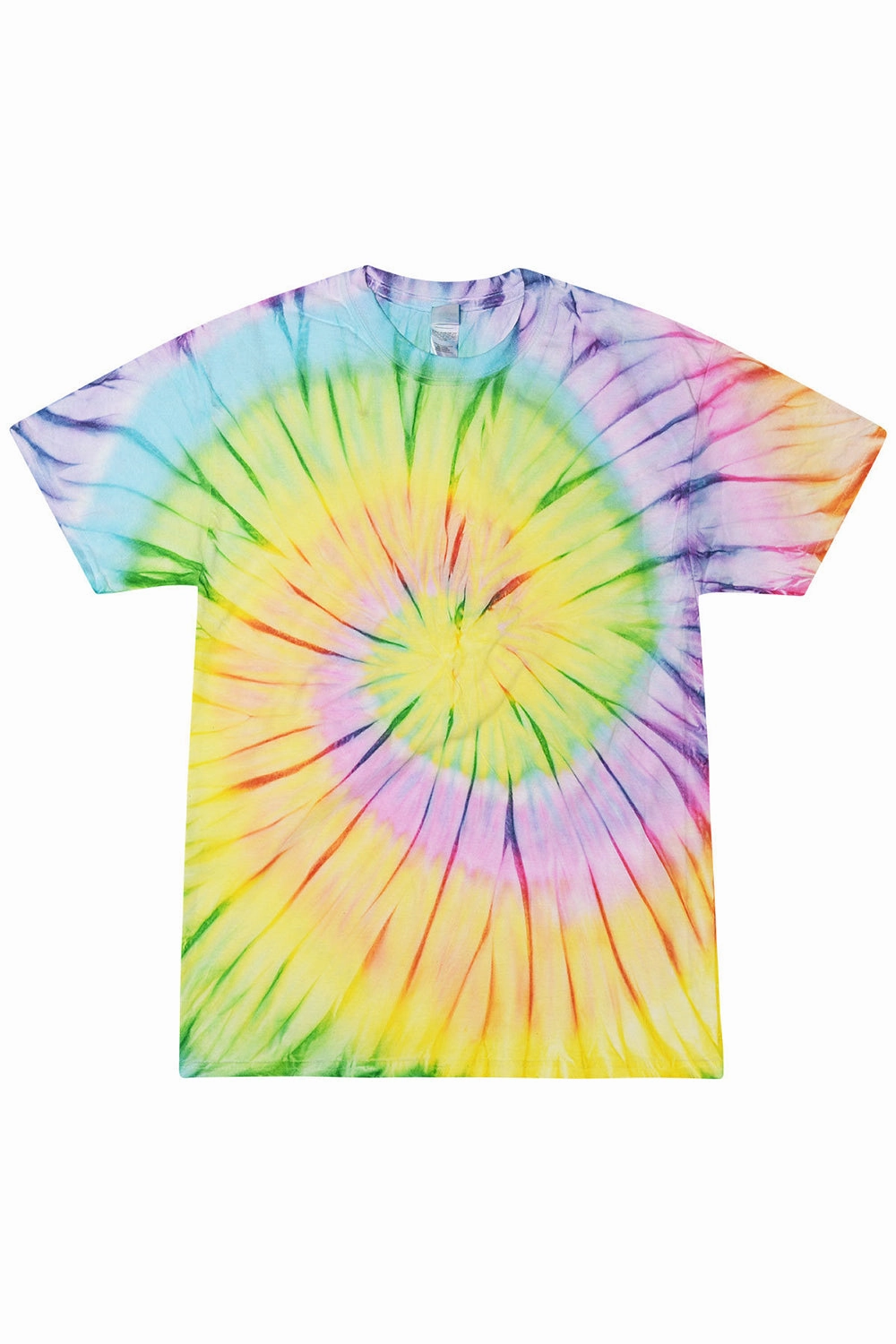 Tie-Dye Mens Short Sleeve Crewneck T-Shirt - Lollypop