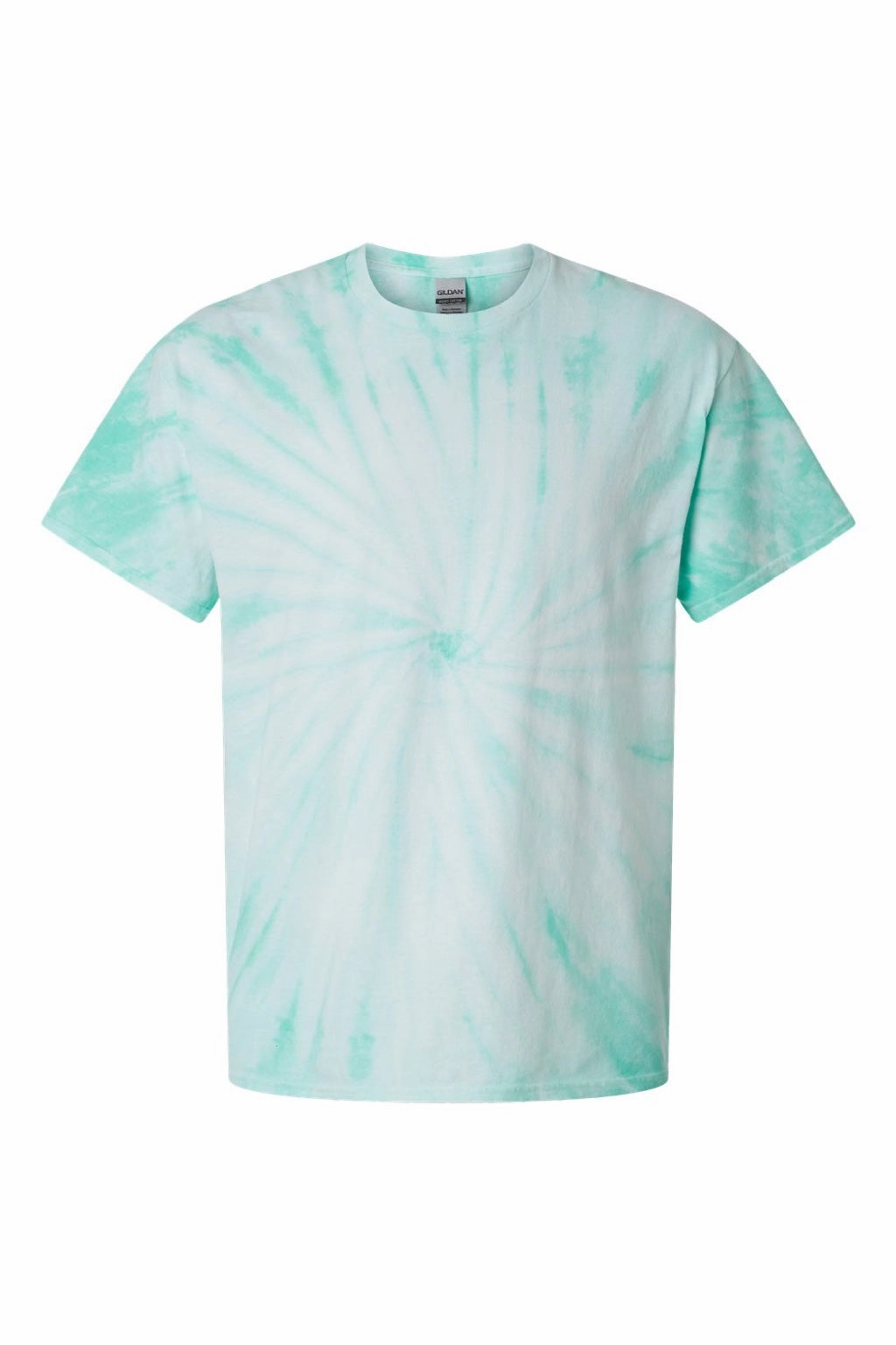 Tie-Dye Mens Short Sleeve Crewneck T-Shirt - Mint