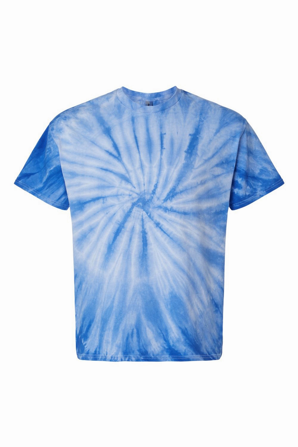 Tie-Dye Mens Short Sleeve Crewneck T-Shirt - Royal Blue