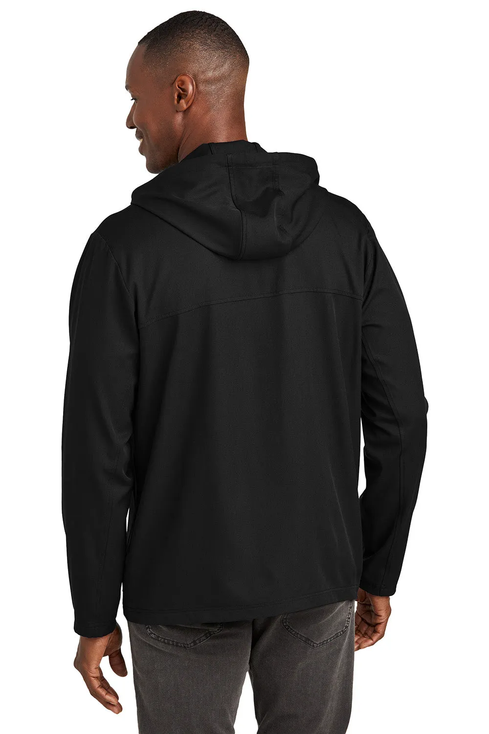 TravisMathew Mens Balboa Full Zip Hooded Jacket - Black