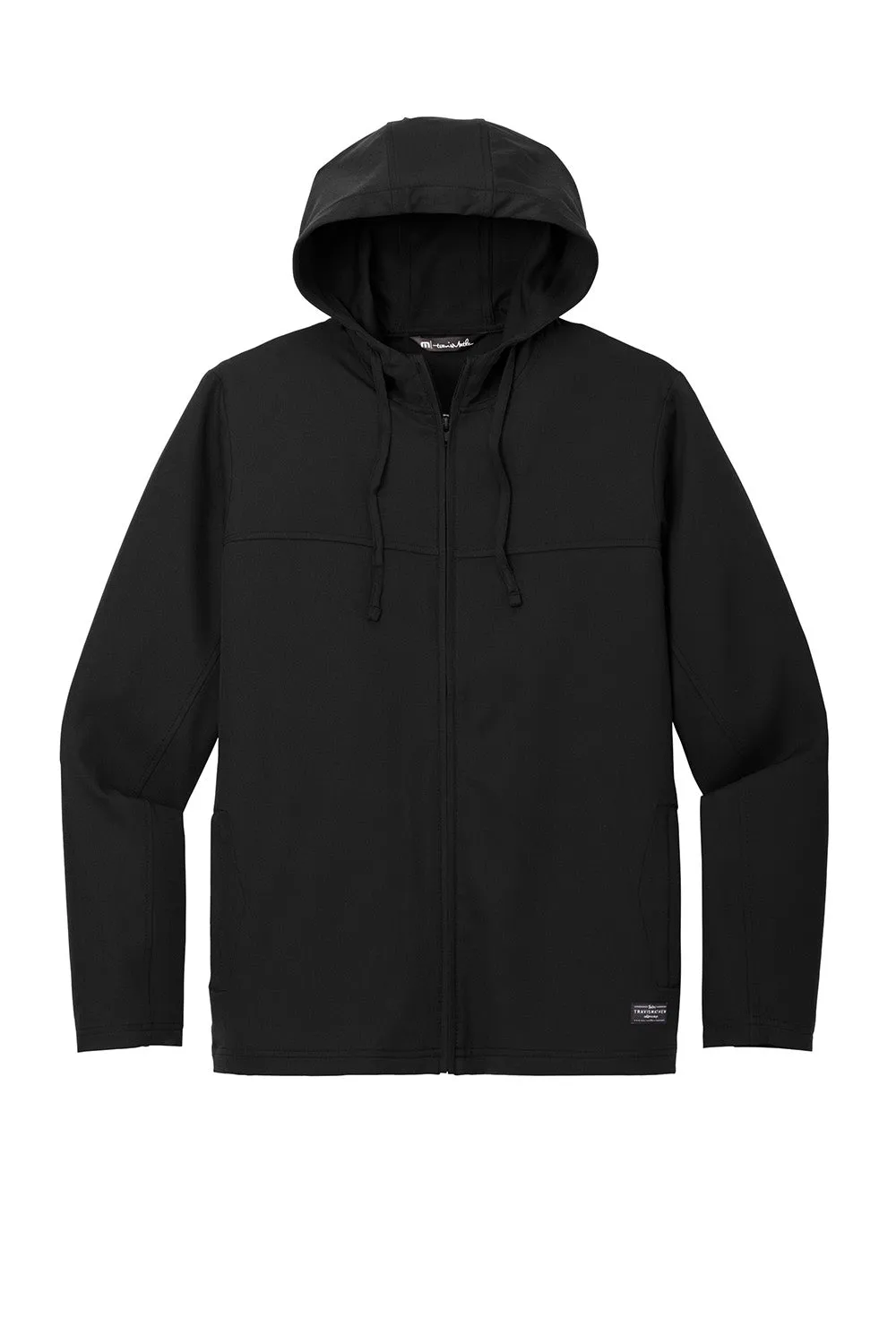 TravisMathew Mens Balboa Full Zip Hooded Jacket - Black