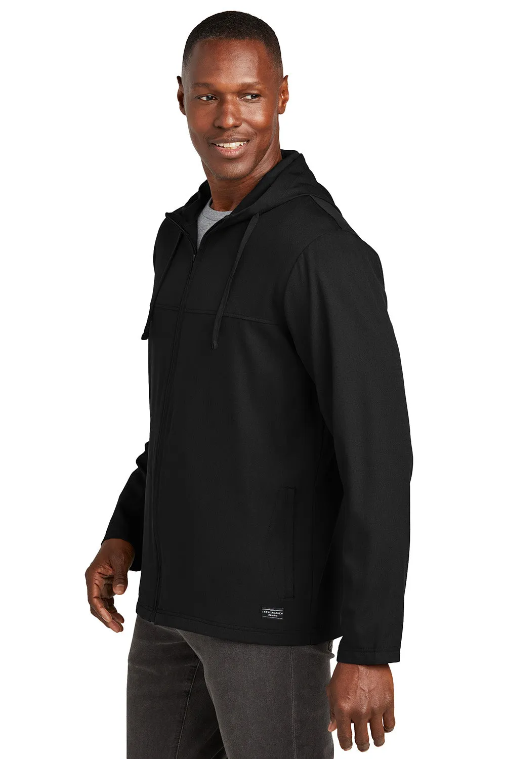 TravisMathew Mens Balboa Full Zip Hooded Jacket - Black